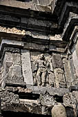 Prambanan - Candi Lara Jonggrang, deities sculpted on the body of the temple 